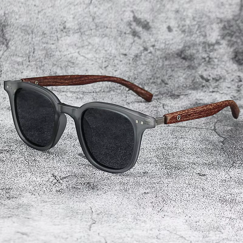 Nouvelles lunettes de soleil vintage pour hommes, monture PC, verres classiques de marque, verres tr