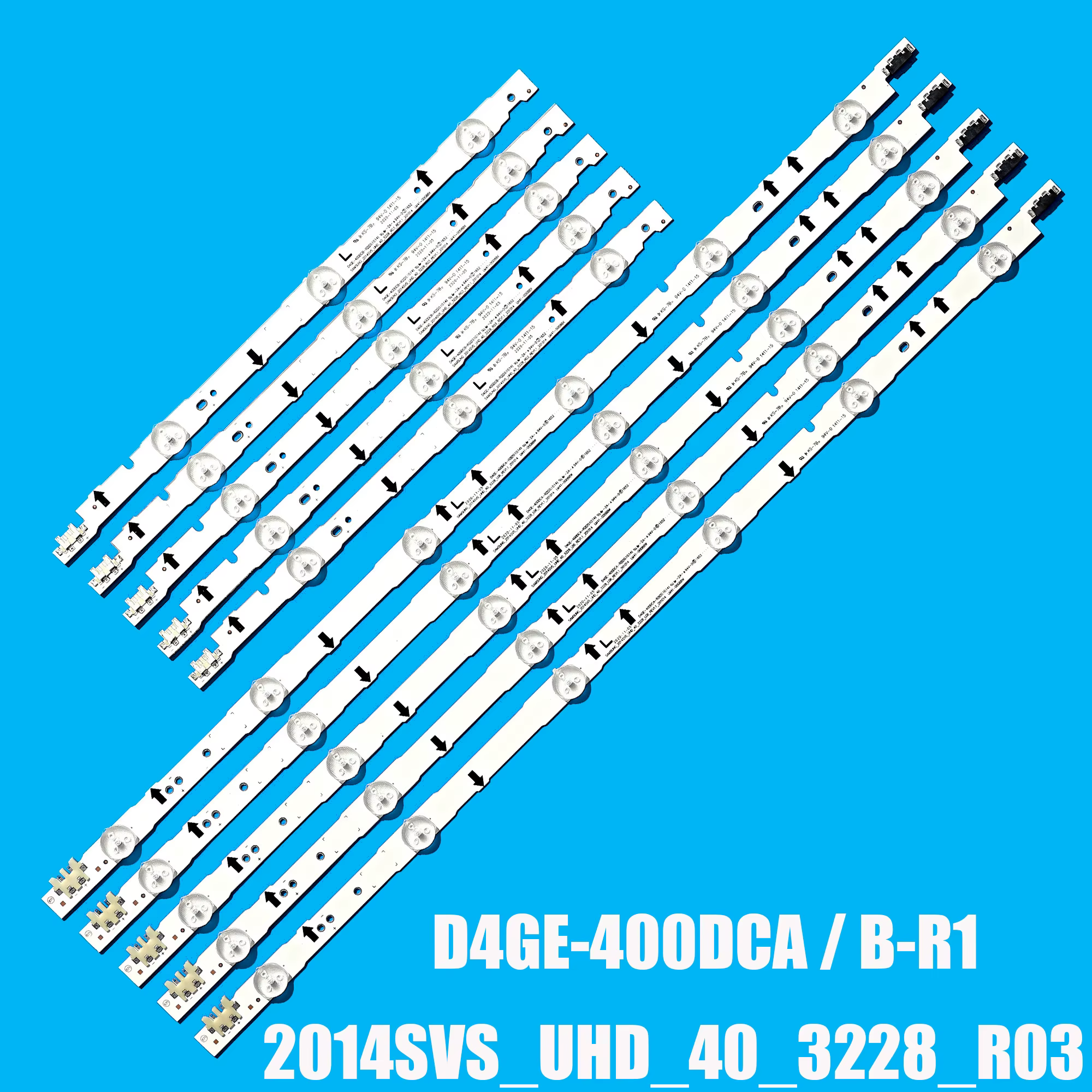 Rétro-éclairage LED pour UE40H5000 UE40H6500 UE40H5500 UE40H6200 D4GE-400DCB-R2 UE40H5100 CY-GH040HG