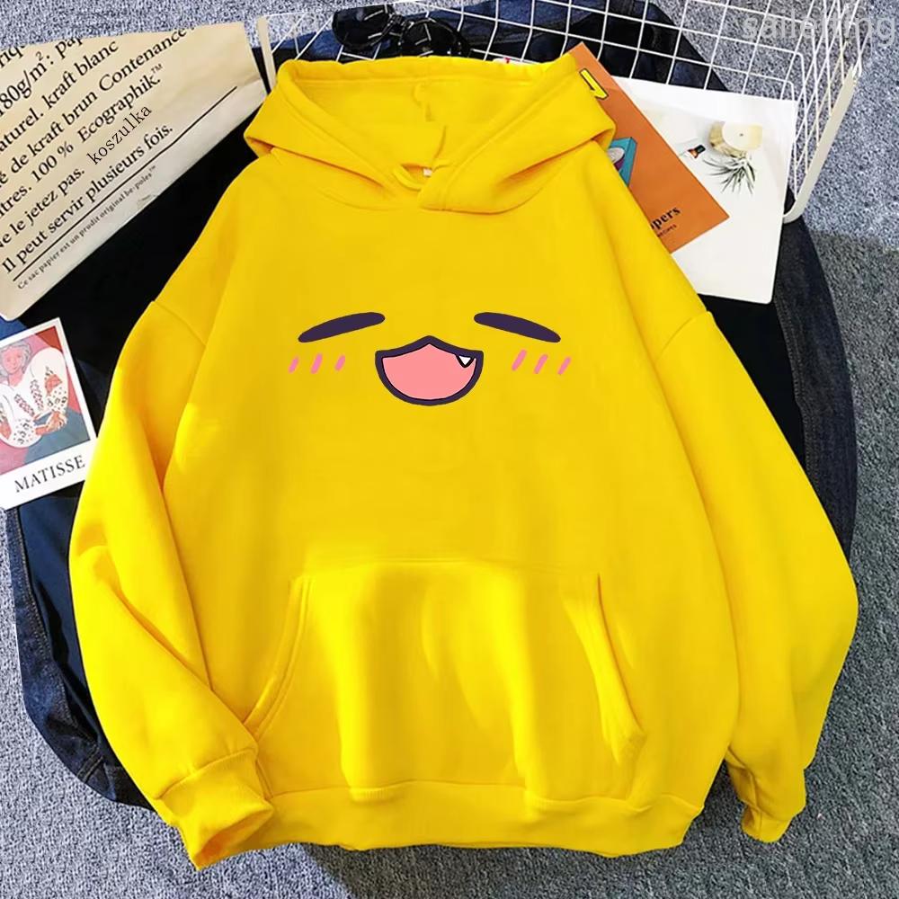 TakoTakodachi Anime kangourou poche Hololive hiver femmes printemps haut d'automne sweat Vintage Har