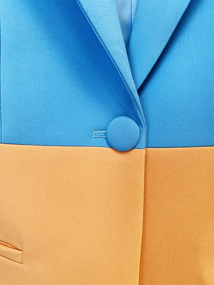 Ensemble de costume de créateur HIGH STREET, nouvelle collection 2026, pour femme, blazer à bouton u
