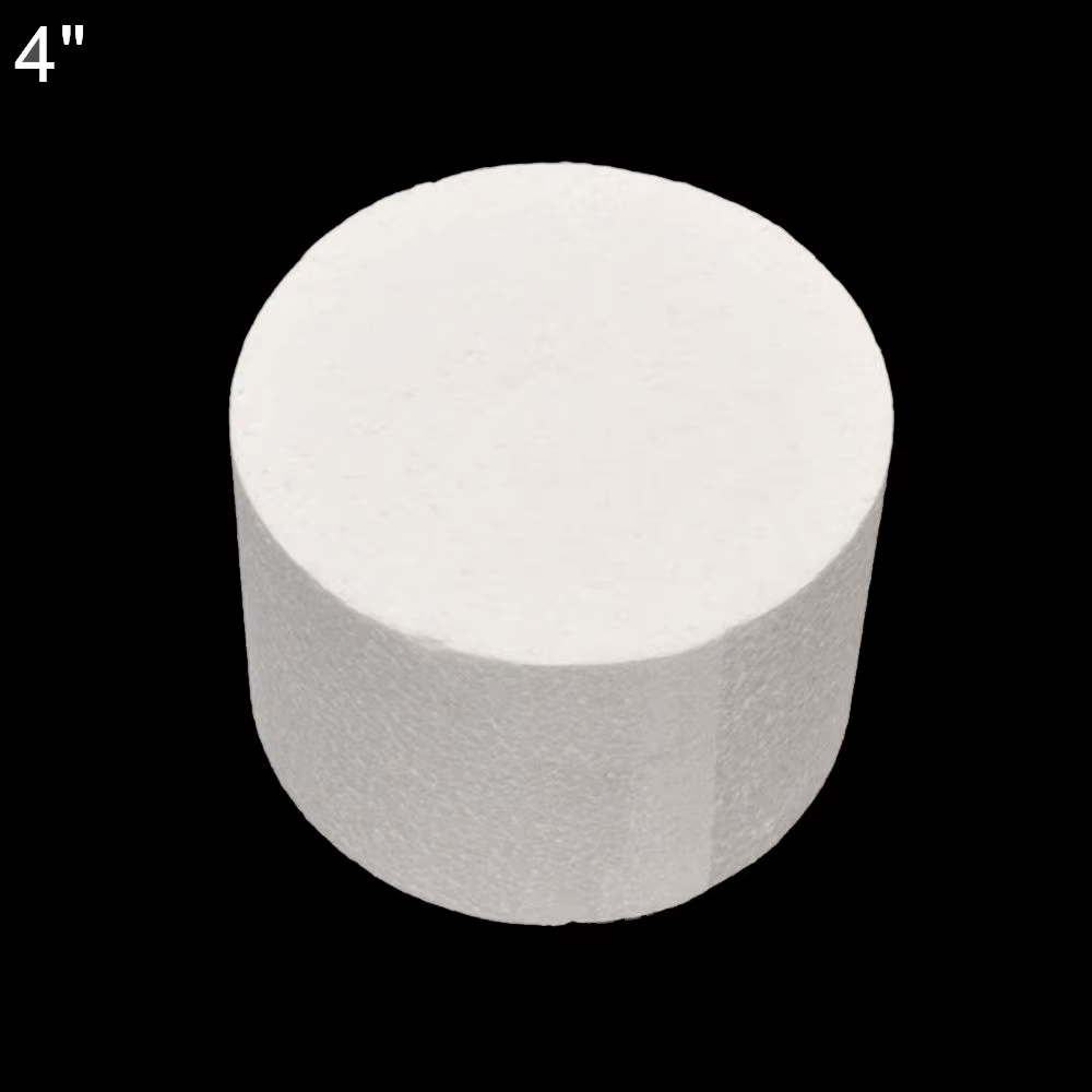 Moule à gâteau rond en polystyrène, 4/6/8 pouces, modèle pratique de bricolage, accessoires de cuisi