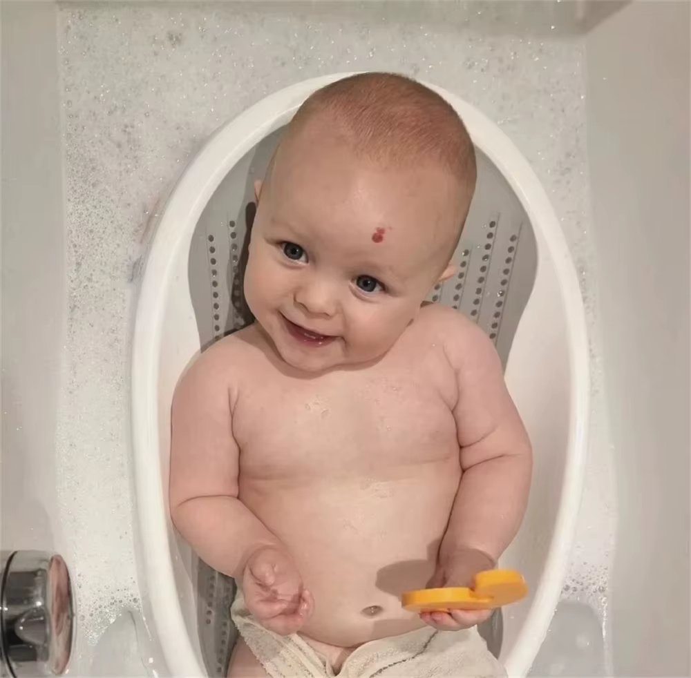 Baignoire de natation pour bébé, doux au toucher, Base antidérapante Portable, seau de bain de pieds