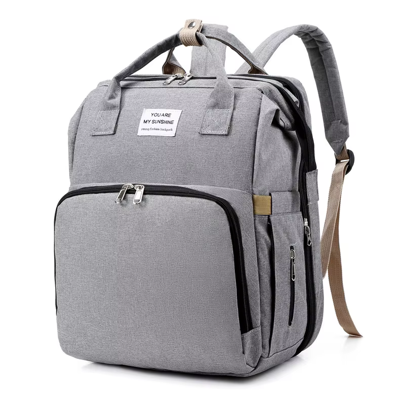 Nouveau Sac à Langer Pliable Multifonctionnel pour Maternité, Sac à Dos pour Biberons et Couches, Sa
