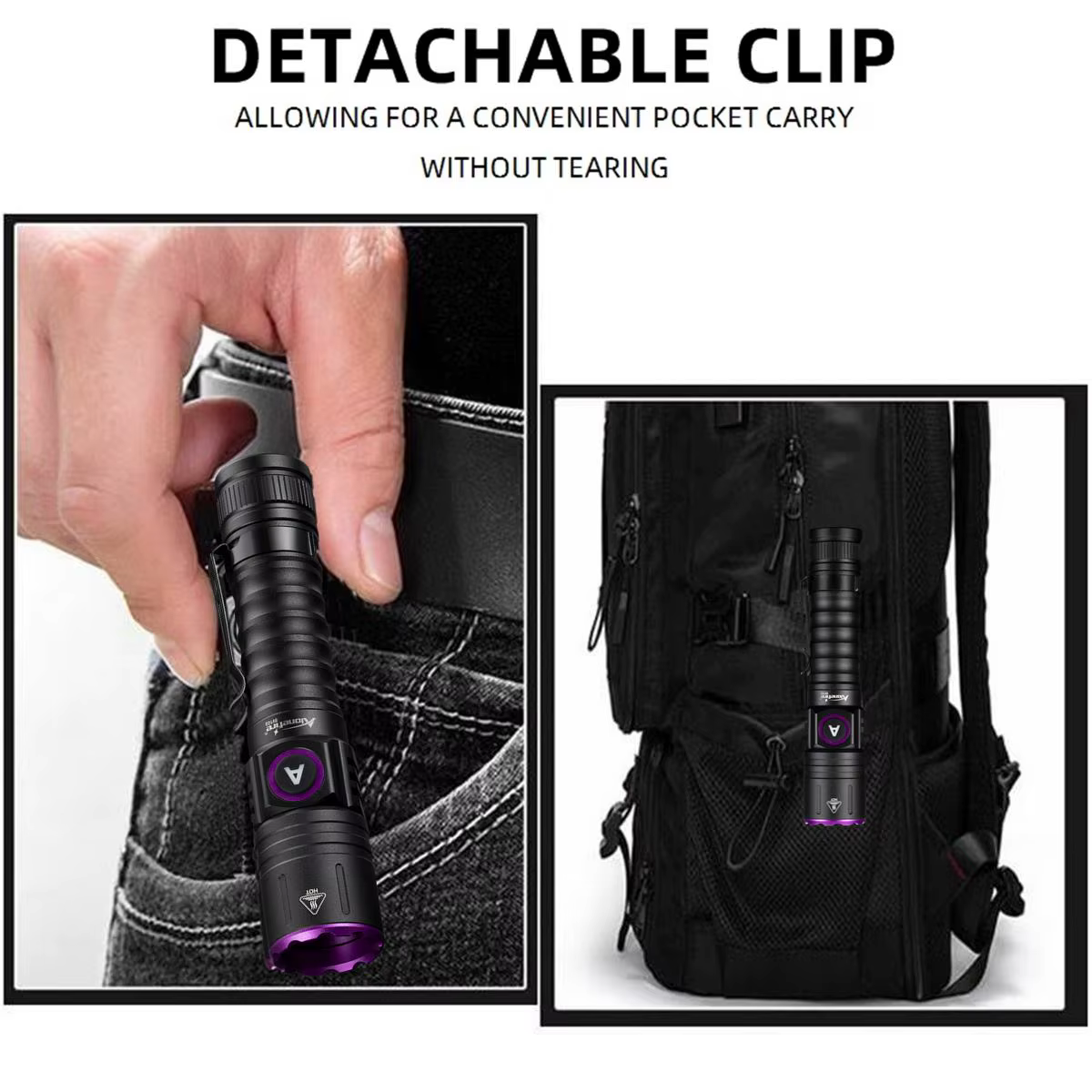 Lampe de poche USB à lumière noire haute puissance, 15W UV 365nm, marqueur d'encre Invisible, chat, 
