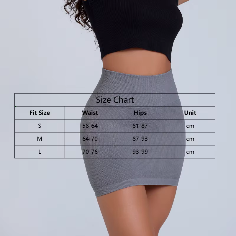 Mini jupe élastique taille haute pour femmes d'affaires, 1 pièce, noire, amincissante, tricotée, dem