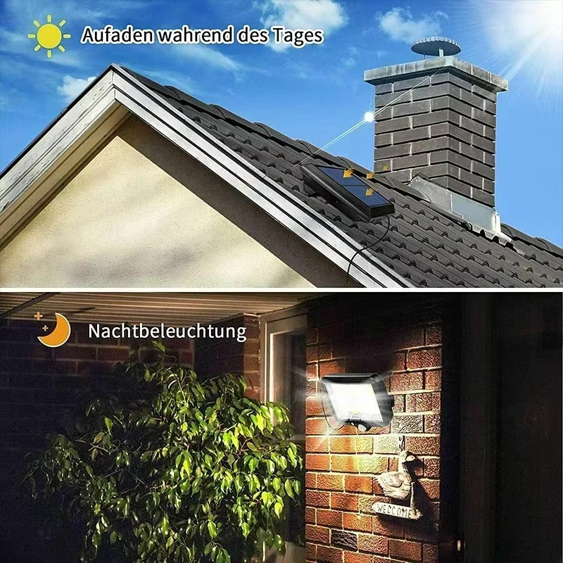 3/2/1 pièces capteur solaire fendu applique 3 Mode étanche mouvement jardin lampadaires lampe solair