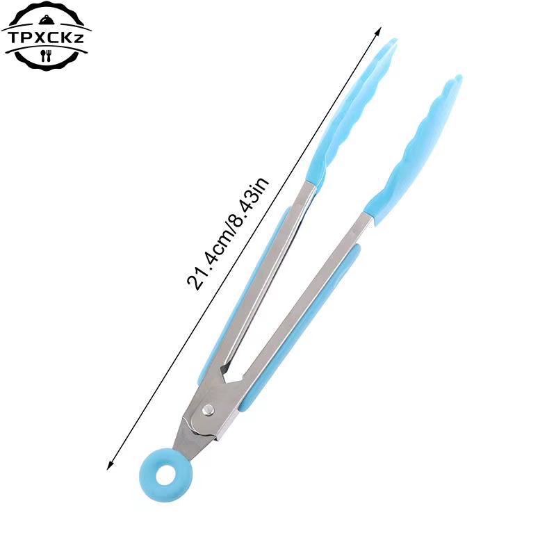 Pince à griller en silicone pour barbecue, cuisine, cuisson, salade, pince de service, pince à pince
