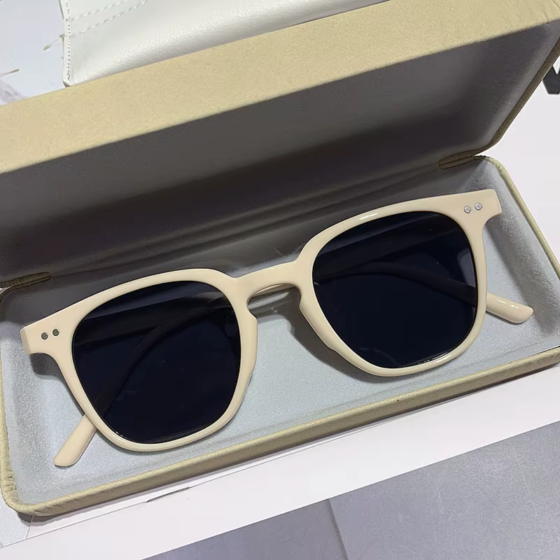 Nouvelles lunettes de soleil carrées vintage pour femmes et hommes, lunettes de soleil rondes de lux