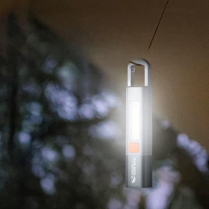Lampe de poche Mijia pour l'extérieur, portable, lumière puissante, mise au point variable, avec pro