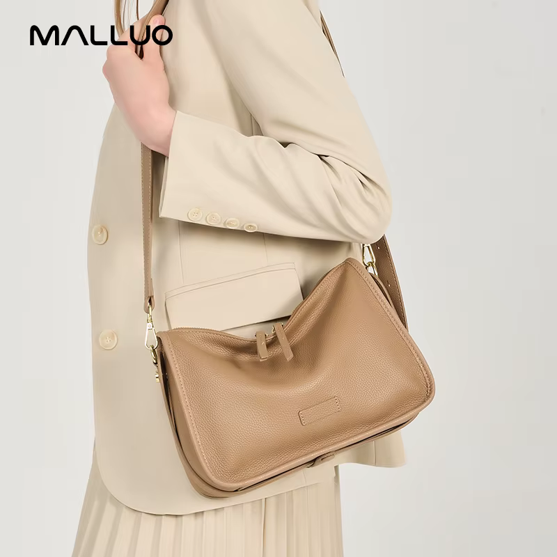 Dames mode sacs à main de transport femme peau de vache naturelle sac à bandoulière décontracté femm