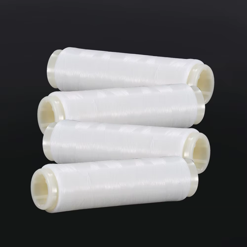 Paquet de 4 pièces 200M fil d'appât élastique à haute résistance appât de pêche en mer ligne de leur