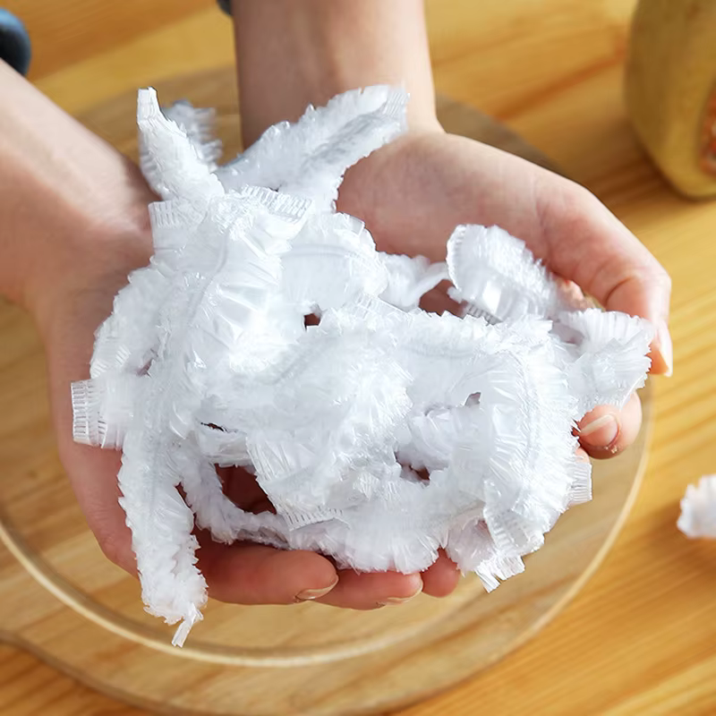 Couvercle alimentaire jetable réutilisable, enveloppe en plastique, couvercles alimentaires élastiqu
