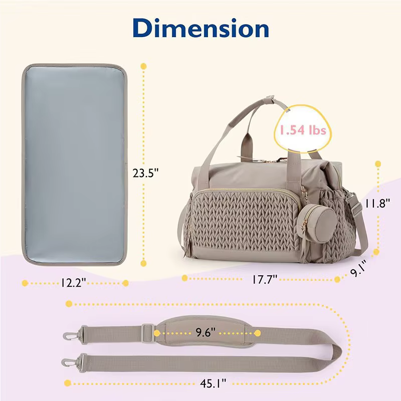 Nouveau sac à couches pour bébé sac à main grande capacité voyage maman sac à couches livraison sac