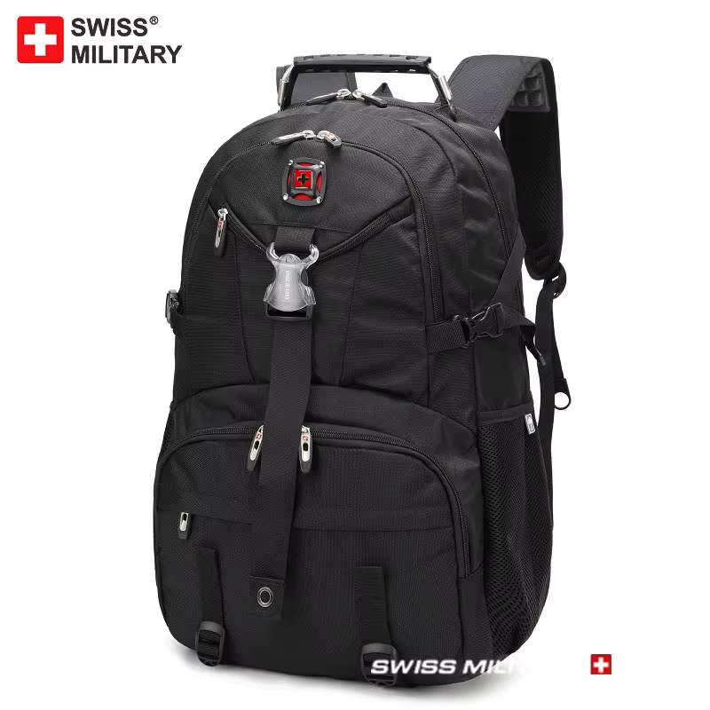 SWISS MILITARY Nouveau sac multifonctionnel de grande capacité pour homme, sac à dos de voyage à la 