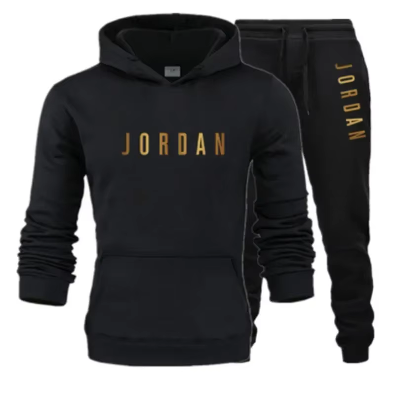 Gran oferta de primavera de la temporada, Sudadera con capucha forrada de lana conjunto informal sud