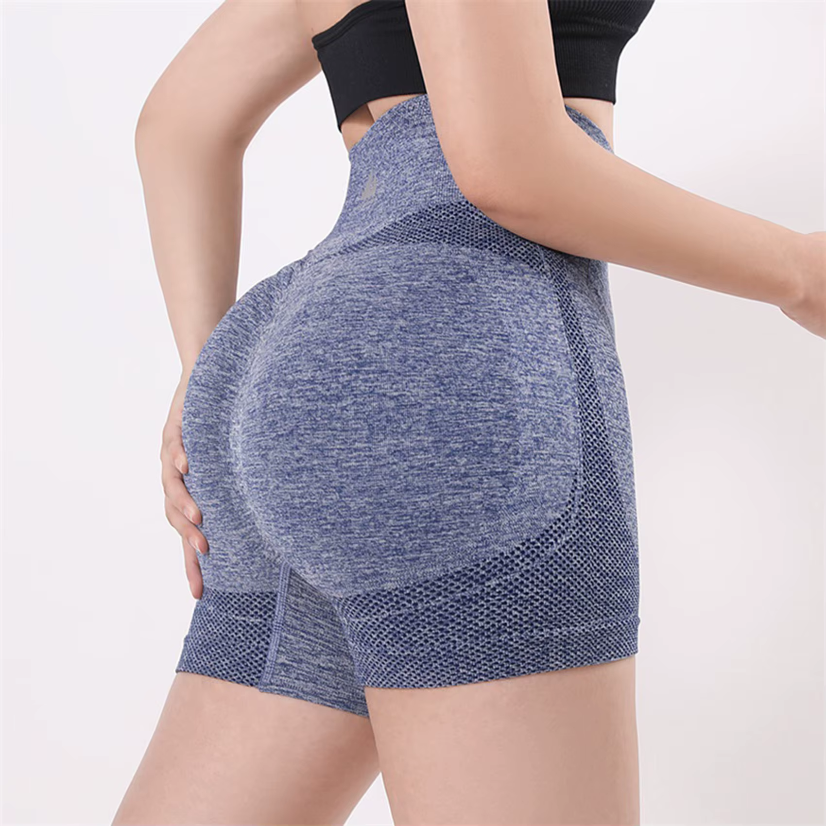 Femmes été mince taille haute Yoga élastique Fitness Yoga Leggings Sport course Shorts