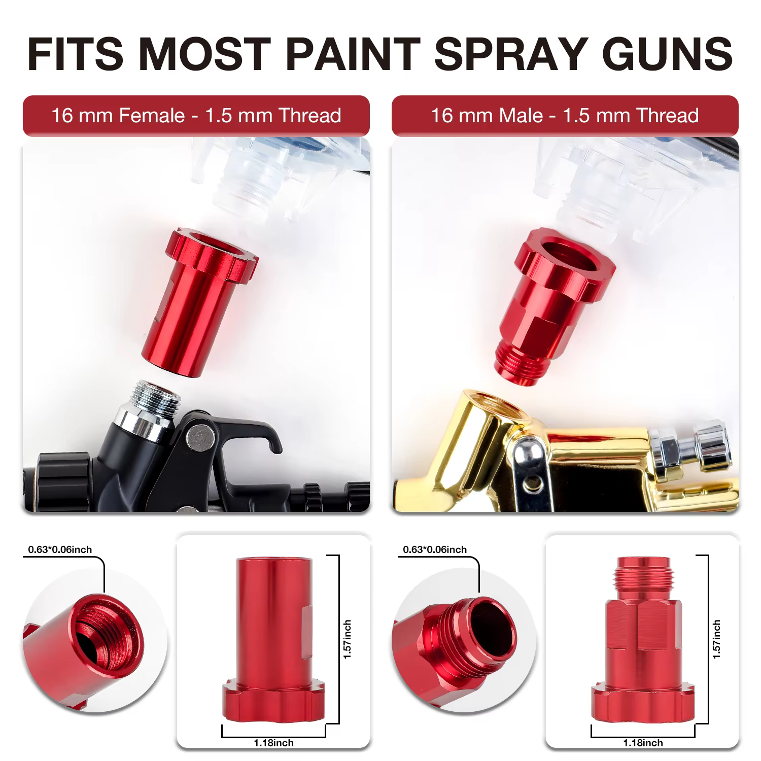 Lot de 10/25/50 gobelets de mélange de peinture pour pistolet pulvérisateur, réservoir de pistolet p