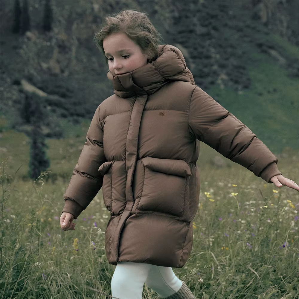 Dave Bella filles garçons épaissir vers le bas Parka veste à capuche enfants hiver chaud vers le bas