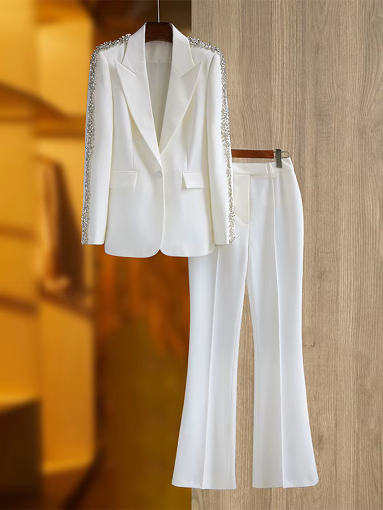 Ensemble de costume de créateur de la nouvelle collection 2026 HIGH STREET, style professionnel pour