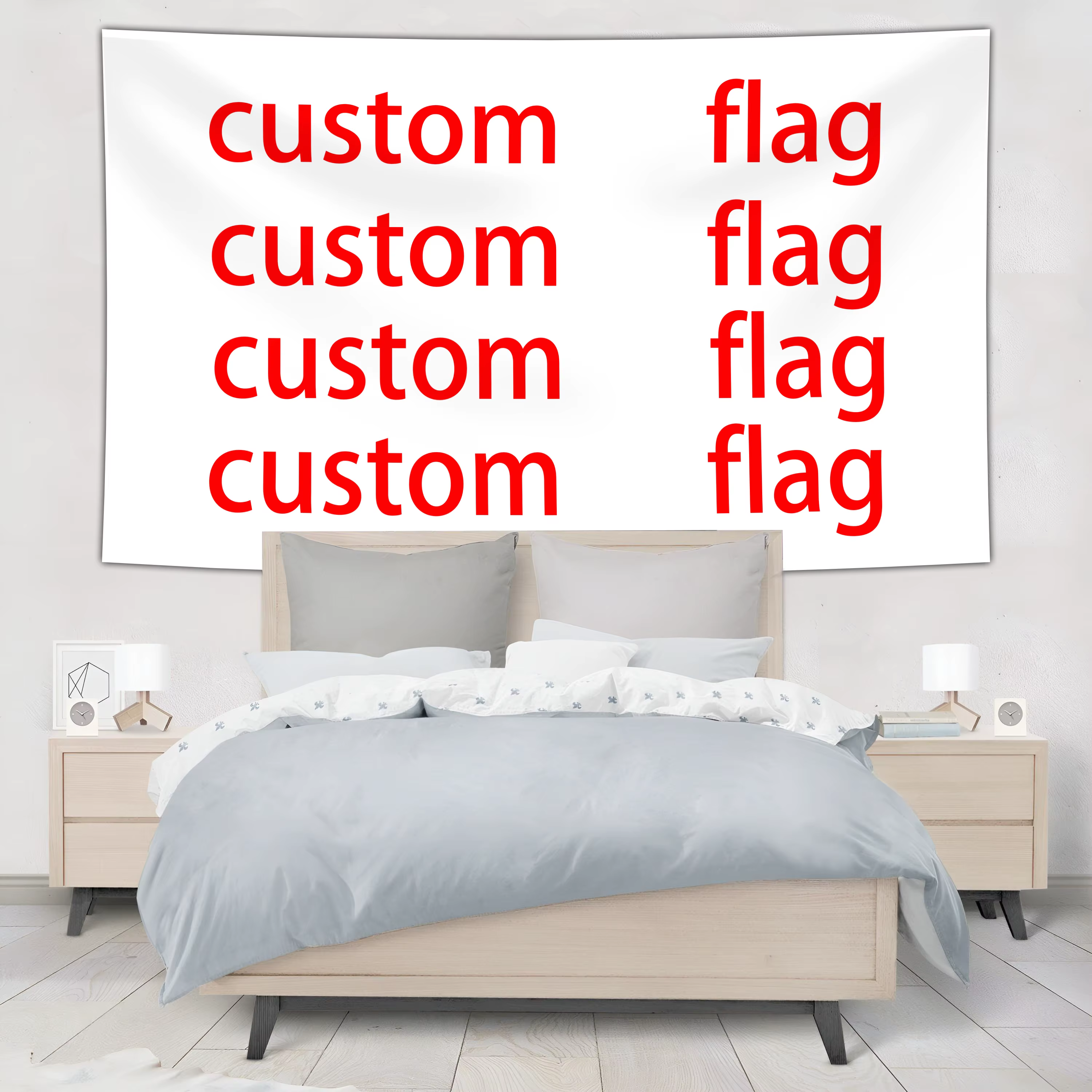 FLAGDOM 60X90 90X150cm drapeaux et bannières graphique personnalisé imprimé drapeau avec couvercle d