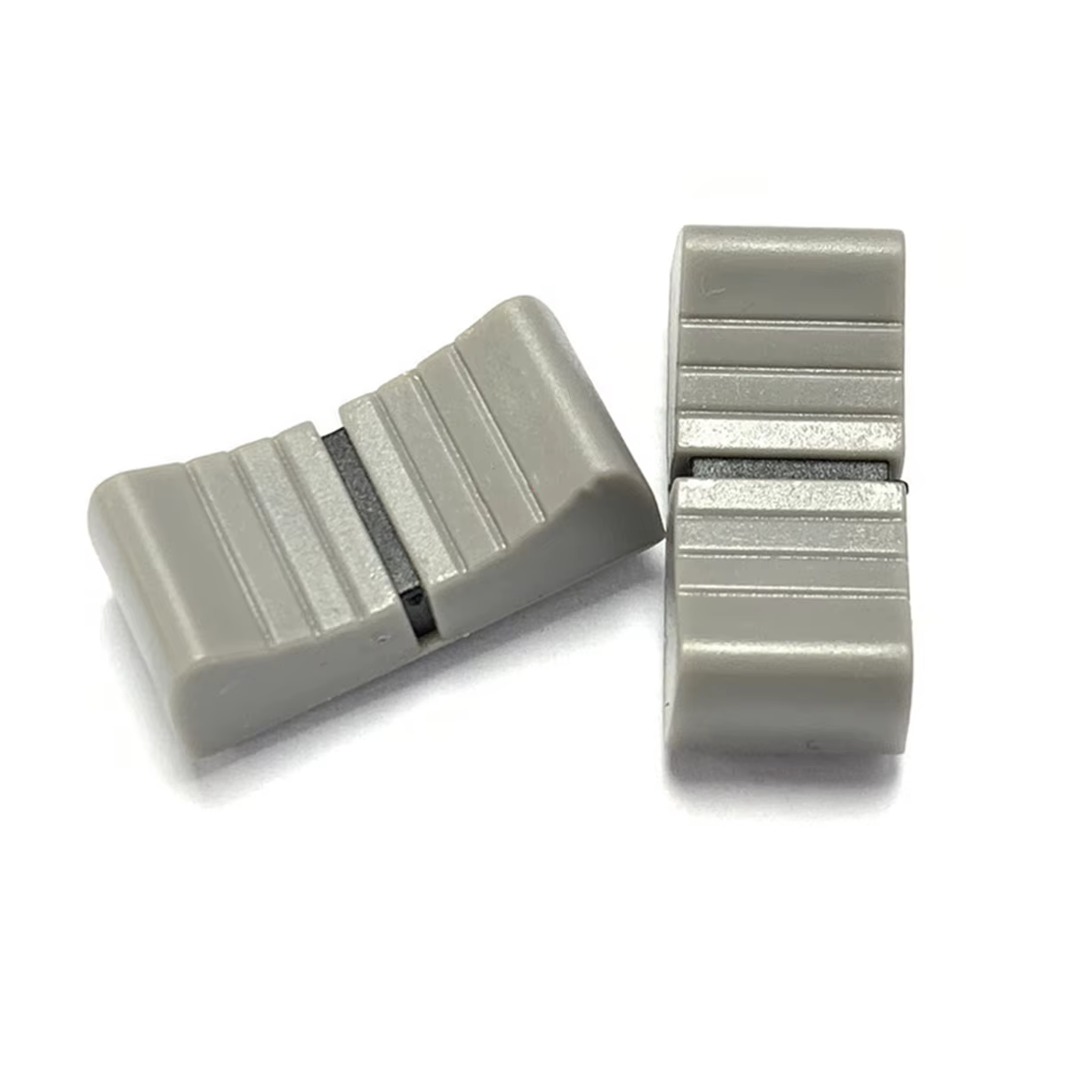 Lèvent de Fader de Remplacement pour Potentiomètre, Bouton Gris, Marque Noire, Console de Centre Com