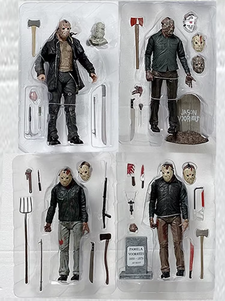 NECA vendredi le 13ème figurine jouets Freddy Jason Voorhees sang figurine d'action ultime Jason mod