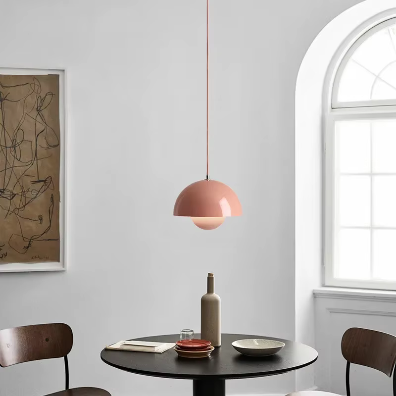 23 cm lustre créatif chambre étude Restaurant lampes suspendues lampe décorative multicolore en opti