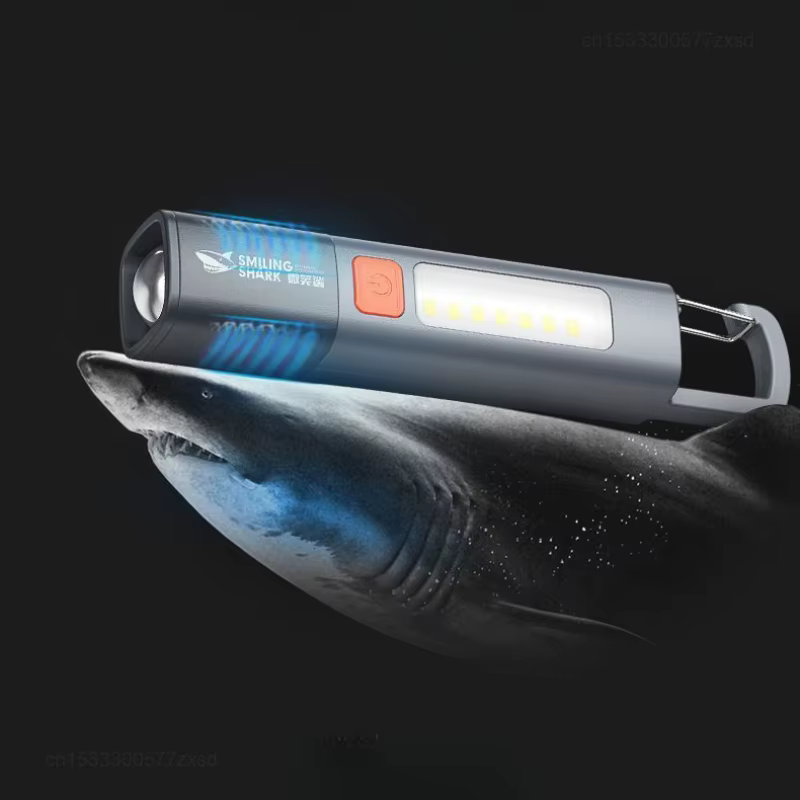 Lampe de poche Mijia pour l'extérieur, portable, lumière puissante, mise au point variable, avec pro