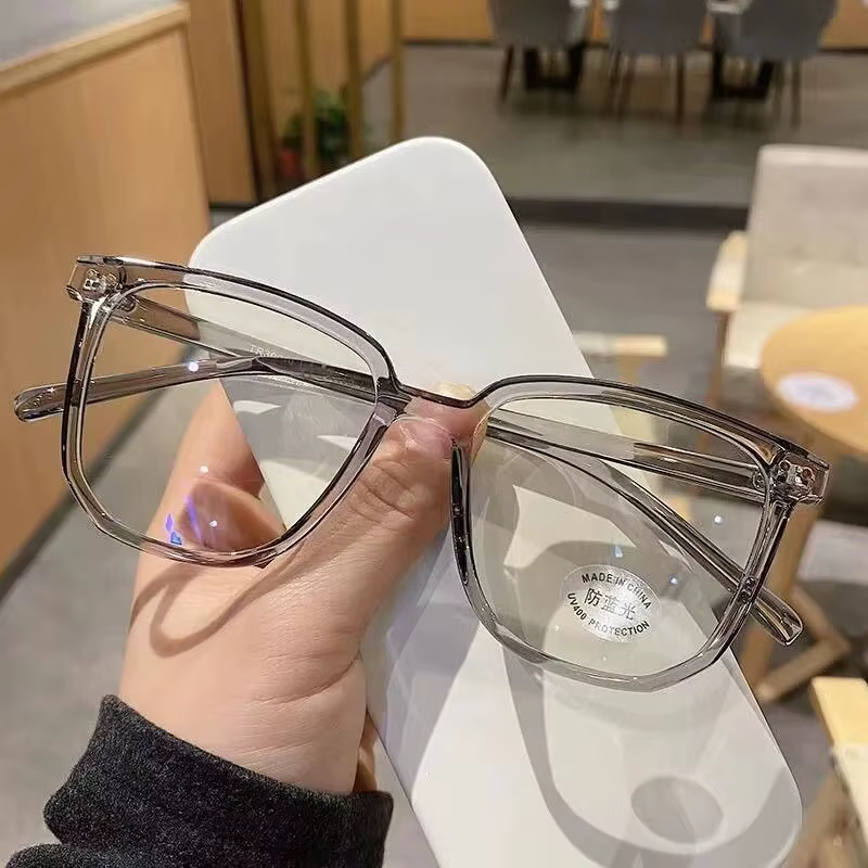 Lunettes anti-lumière bleue pour femmes, avec monture de lunettes régulière, finition rétro, monture