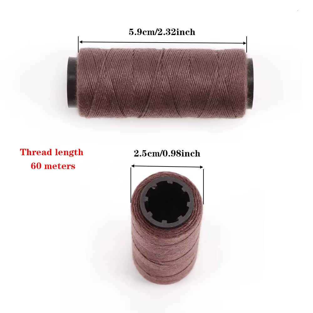 Aiguilles et fil incurvés en forme de C pour Extensions de cheveux, outils de couture de trame de ch