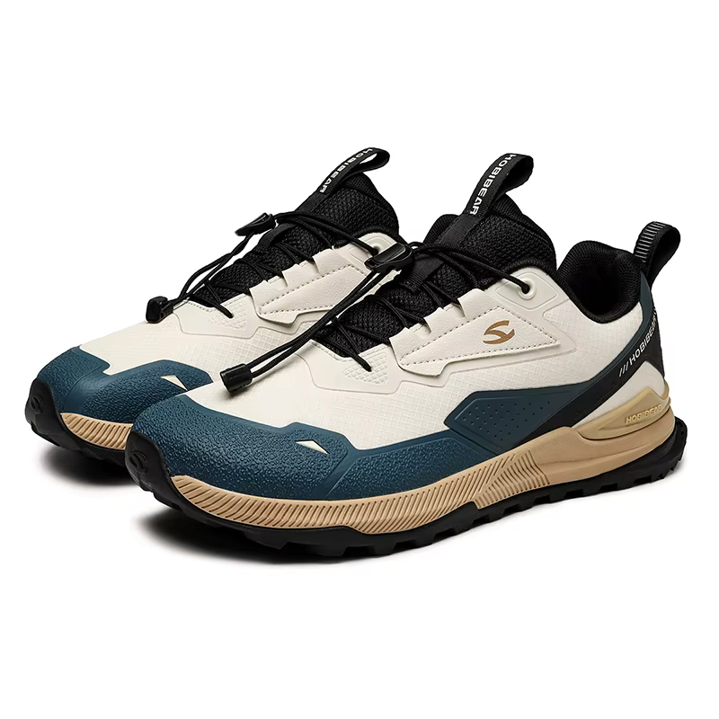 HOBIBEAR Chaussures de course unisexes avec bande élastique, baskets de randonnée, chaussures décont