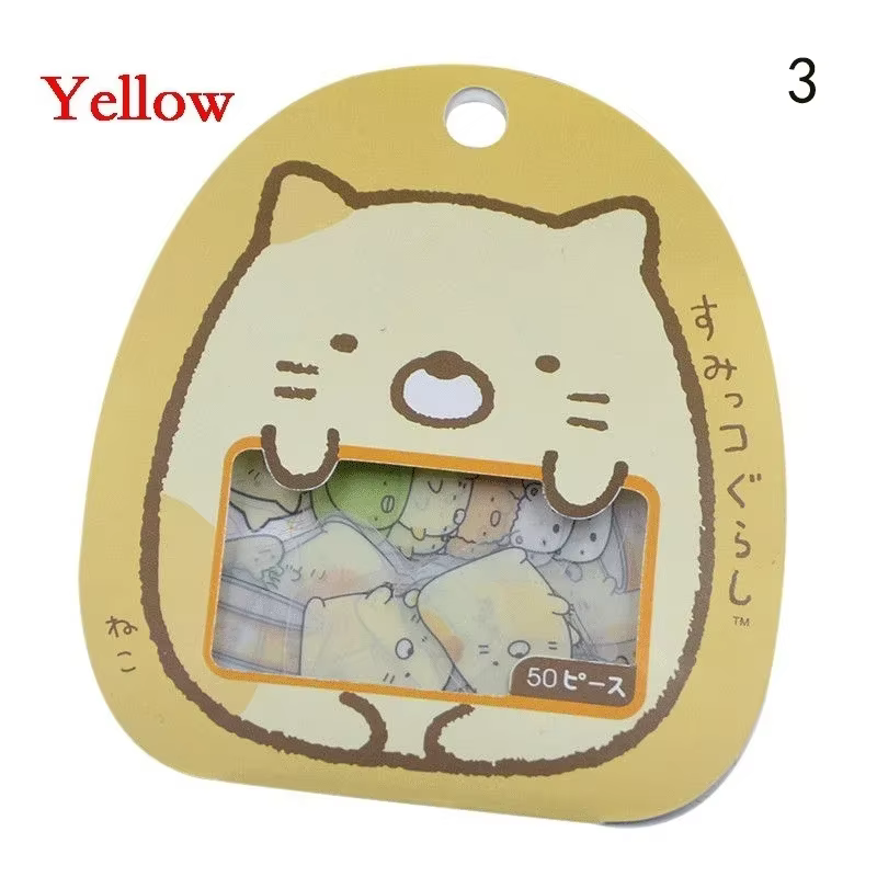 50 X mignon japonais Sumikko Gurashi autocollant flocons sac sac Anlimals Scrapbooking