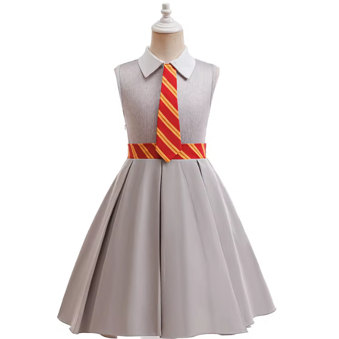 Costume de sorcière pour enfants, robe de sorcière inspirée de Hogwarts, tenue de cosplay pour fille