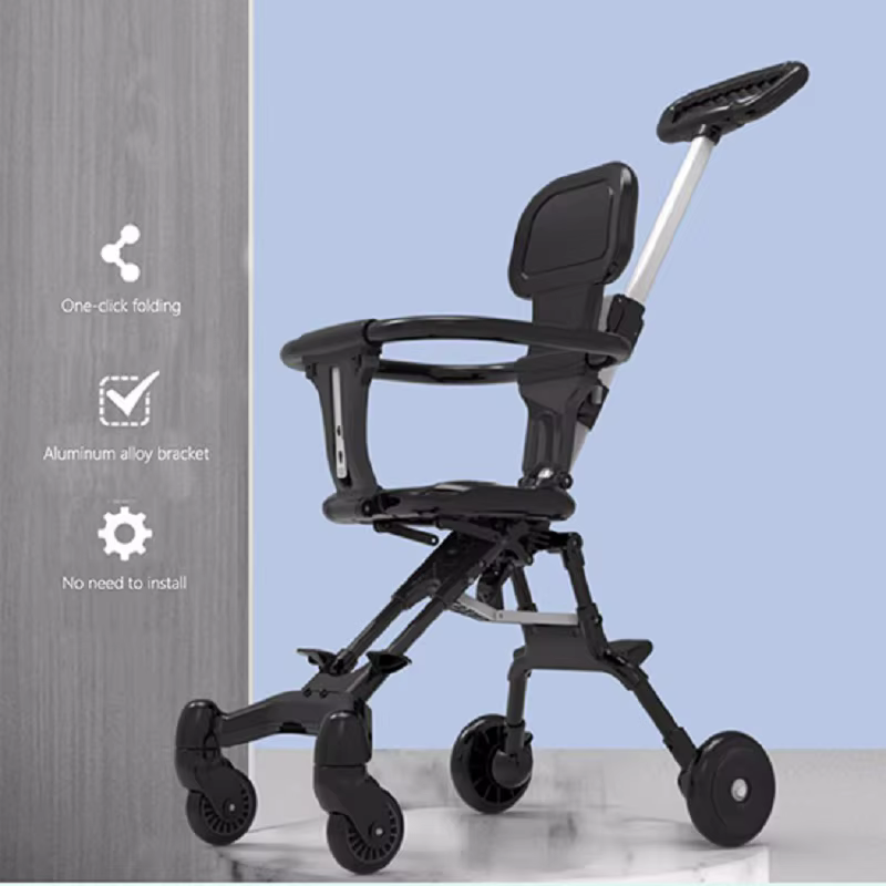 IMBABY – poussette pour bébé, siège bidirectionnel Portable et pliable, adapté à toutes les saisons,