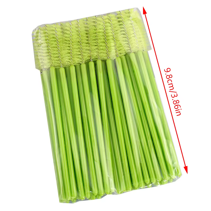 Brosses à cils, pinceaux de maquillage, baguettes de mascara, applicateur, Végét, cils, brosse cosmé