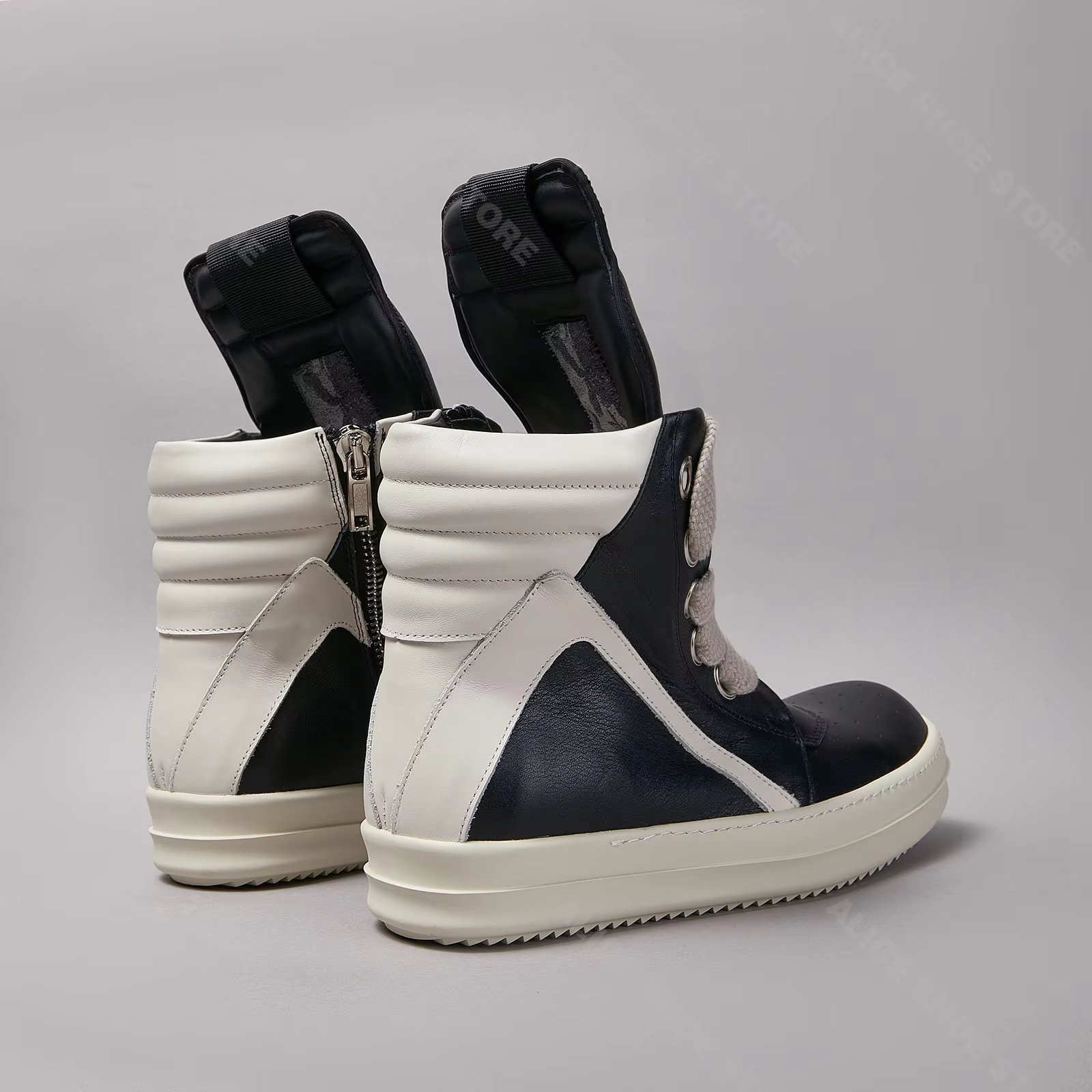 Marque classique décontracté hommes chaussure haut femmes Sneaker Jumbo lacets bottine Geobasket Pun
