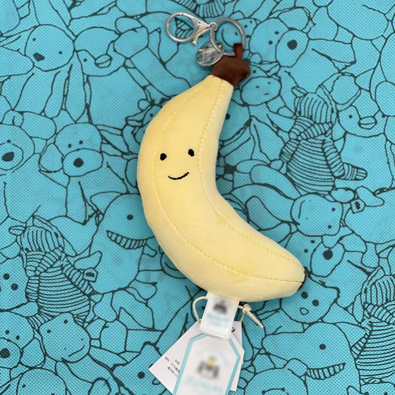 JELLYCAT Porte-clés en peluche ballon de golf, Porte-clés Capybara, Jouet en peluche ballon de volle