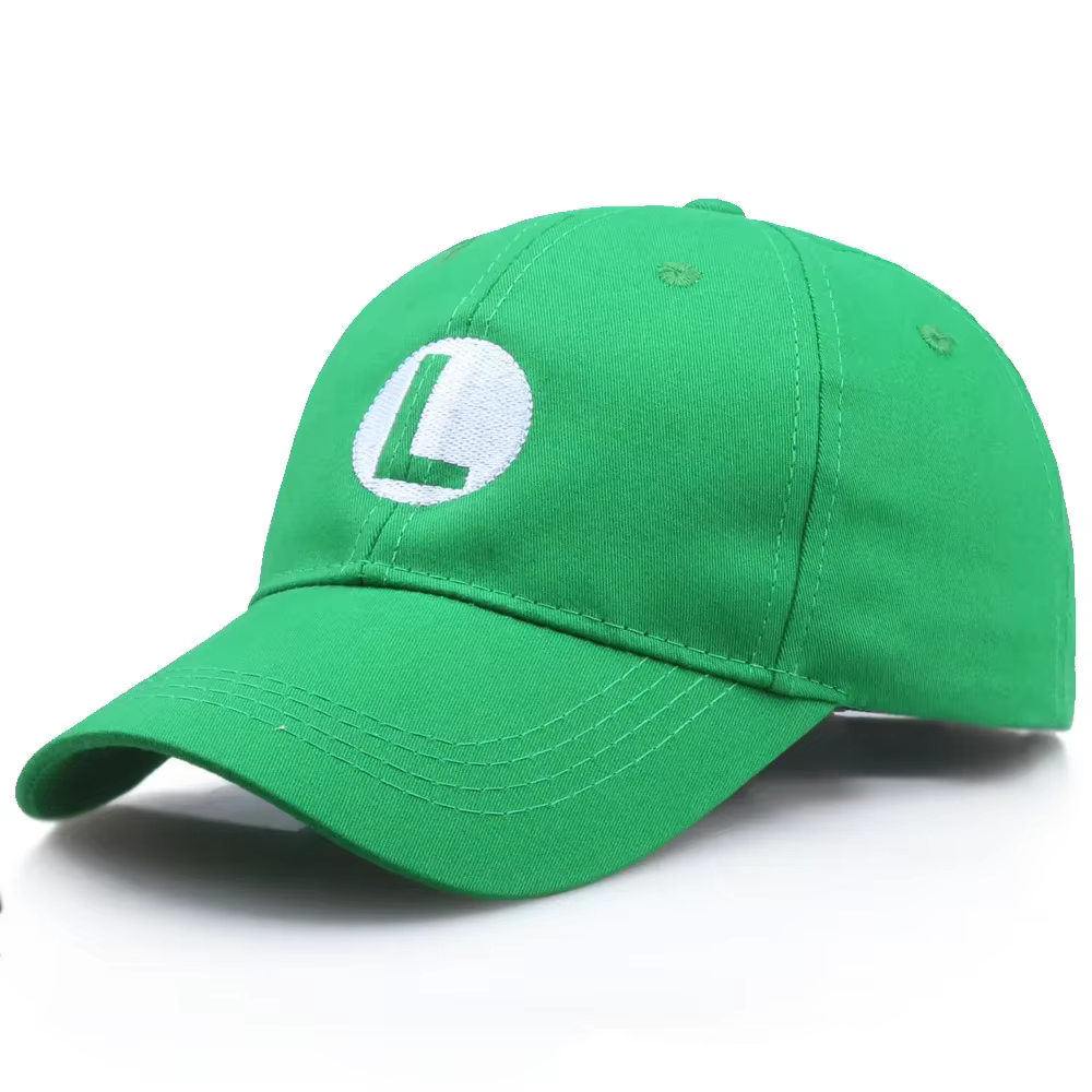 Casquette de baseball brodée avec lettres de dessin animé, pare-soleil réglable, idéale pour les jeu
