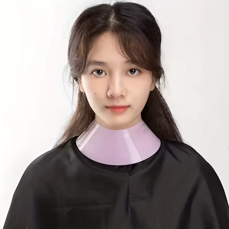 Cape de coiffure réglable en Silicone pour coloration et traitements chimiques, protecteur de cou pr
