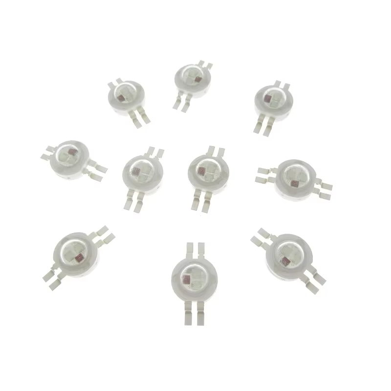 Puce LED COB colorée pour scène, RVB, RGBW, RGBWY, RGBWYV, 3W, 4W, 6W, 8 W, 9W, 10W, 12W, 15W, 18 W,