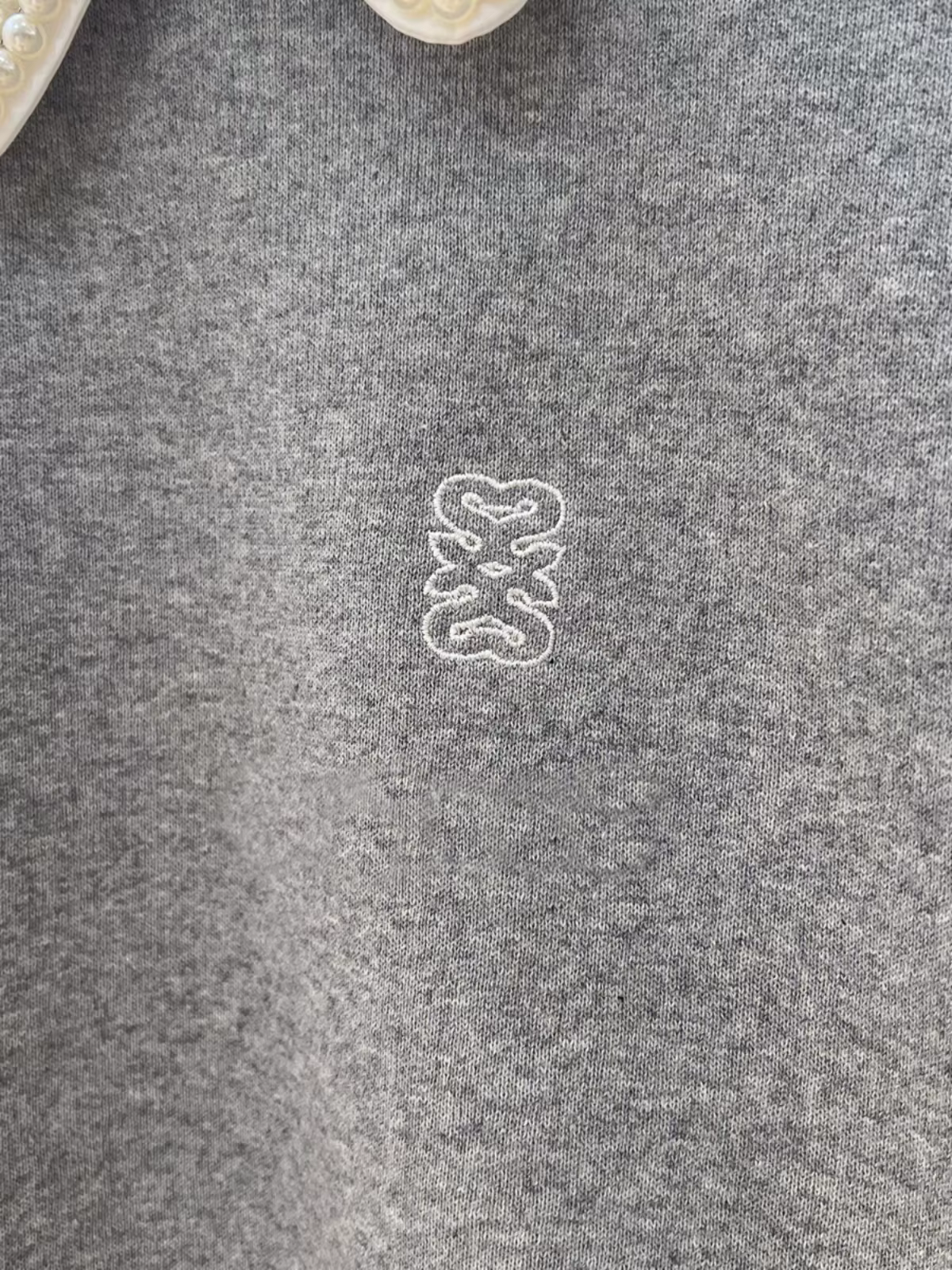 Sweat-shirt à capuche avec perles lourdes pour femme, faux deux pièces, automne-hiver 2021, y2k