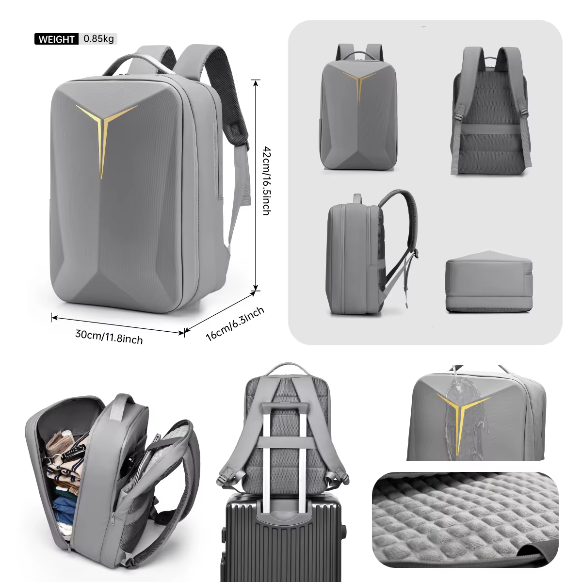 Sac à dos Hard Shell E-Sports Sac à dos transfrontalier Sac d'école de mode Sac pour ordinateur port