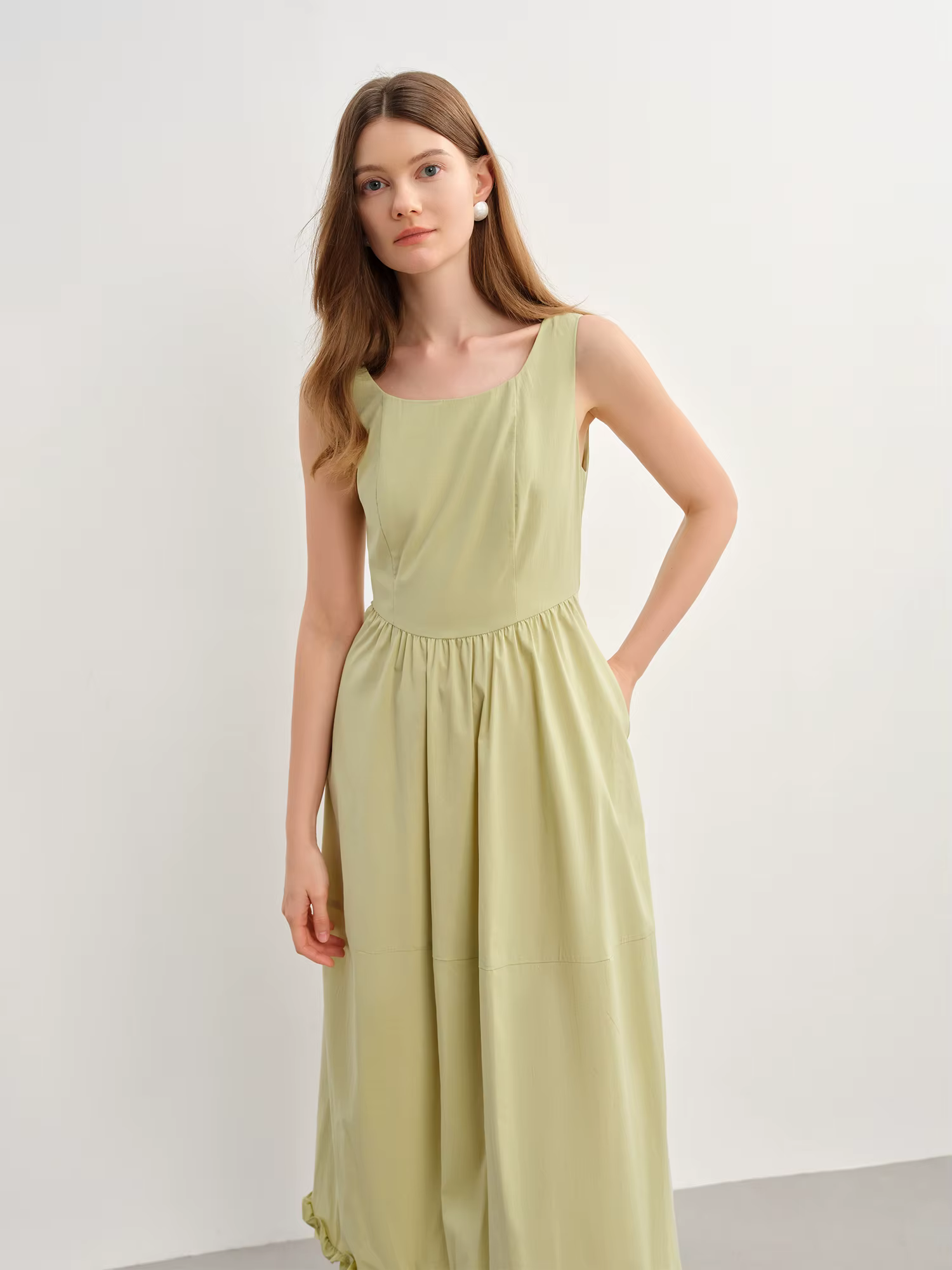 DUSHU 2025 Robe trapèze d'été pour femme améliorant la courbe – Taille profilée et bretelles d'inspi
