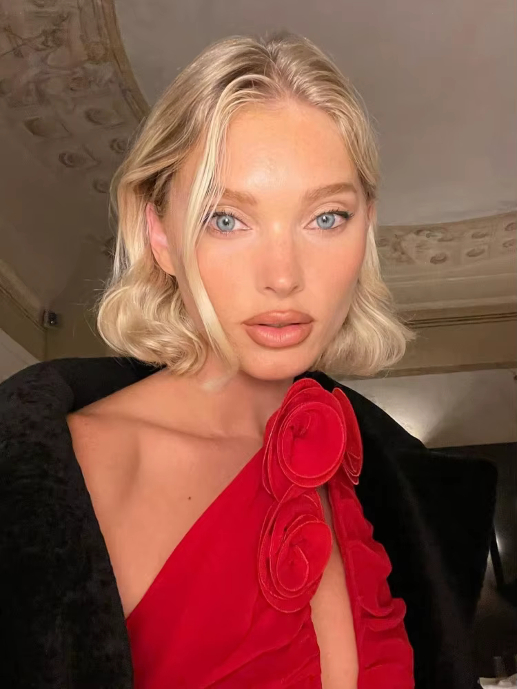 Mini robe plissée à fleurs 3D pour femmes, col en V profond sexy, rouge, sans bretelles, dos nu, min
