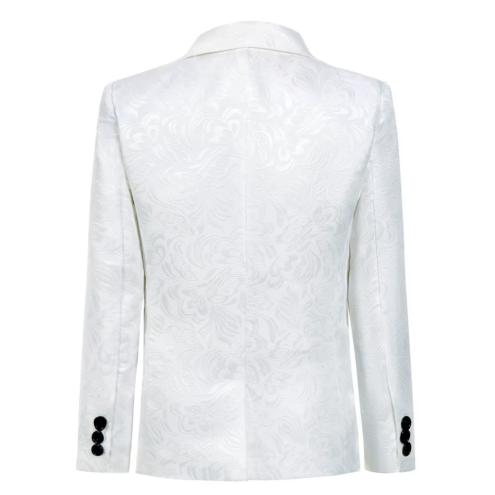 Ensemble de costume Paisley bleu Royal ou costume de Communion pour enfants de 3 à 14 ans, costumes