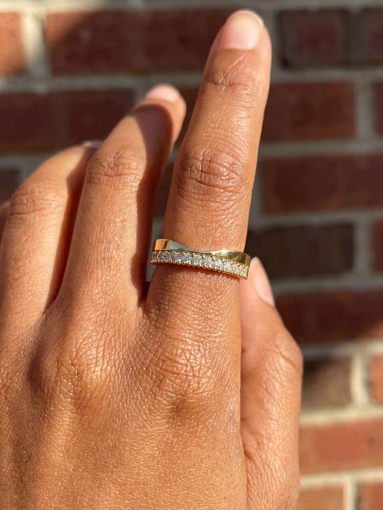 Bague minimaliste en argent Sterling 925 pour femmes, bague en Zircon avec sourire, fête d'anniversa