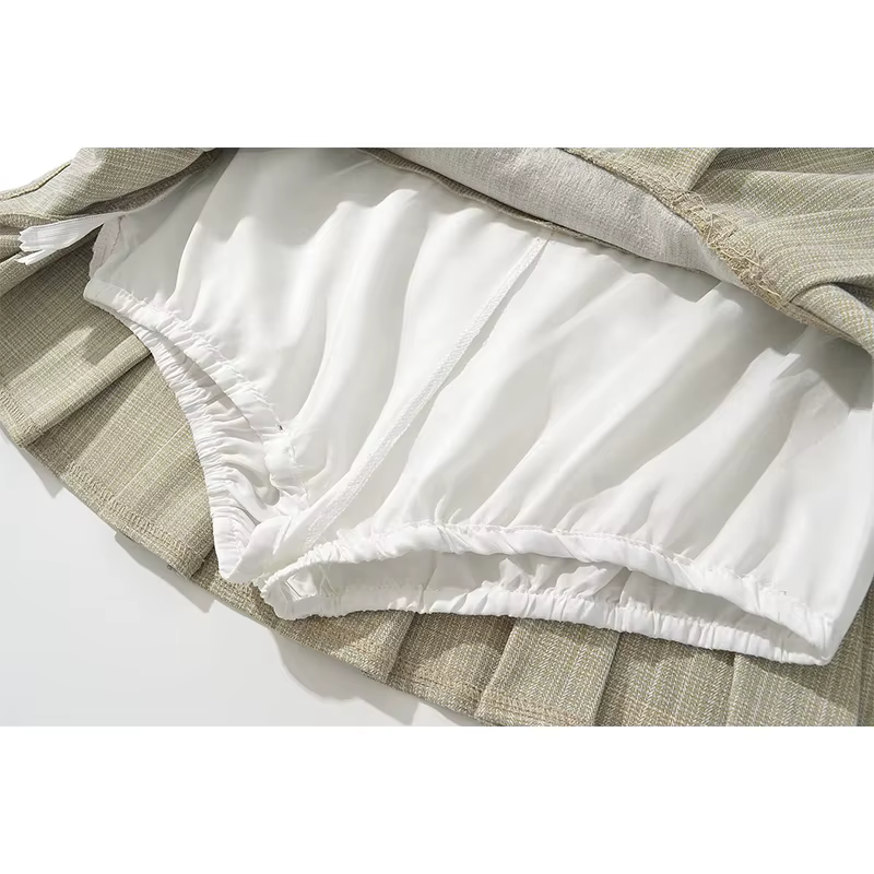 YENKYE – Mini jupe plissée rétro américaine pour femmes, Sexy, taille basse, jupes d'été Cool Girl Y