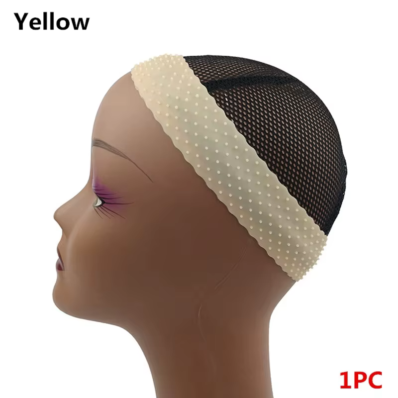 Bandeau de poignée de perruque en Silicone antidérapant, bandeau de perruque Transparent noir marron