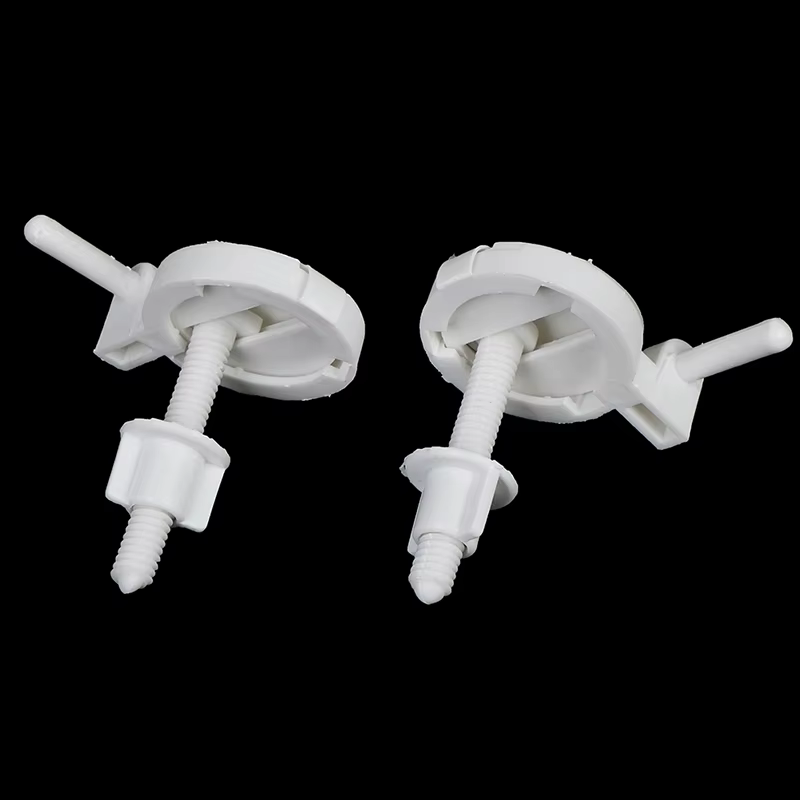 Vis de siège de toilette en plastique, charnières, outils de réparation, fixations adaptées aux sièg