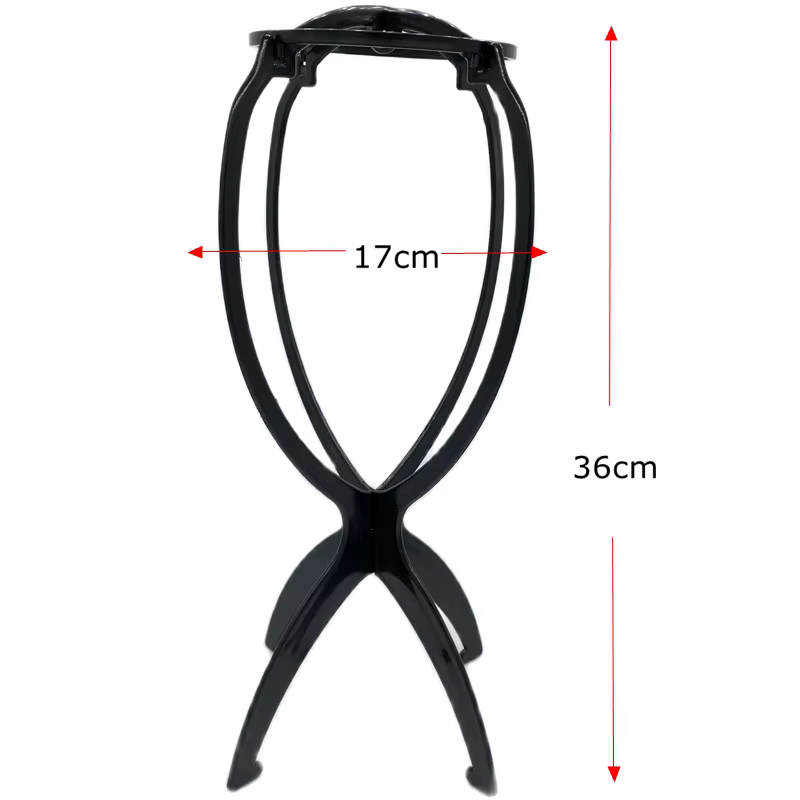 2 pièces support 36cm support de bureau Portable perruque support perruque supports Portable perruqu